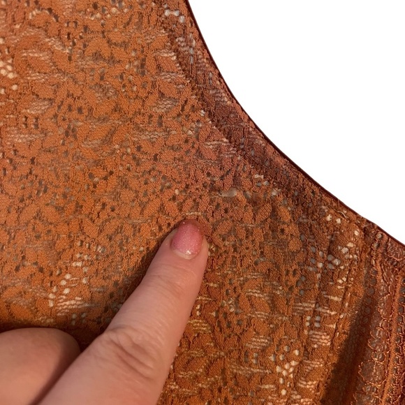 Cacique Full Coverage Lace Underwire Bra – 40G – Rust Color - Picture 3 of 7